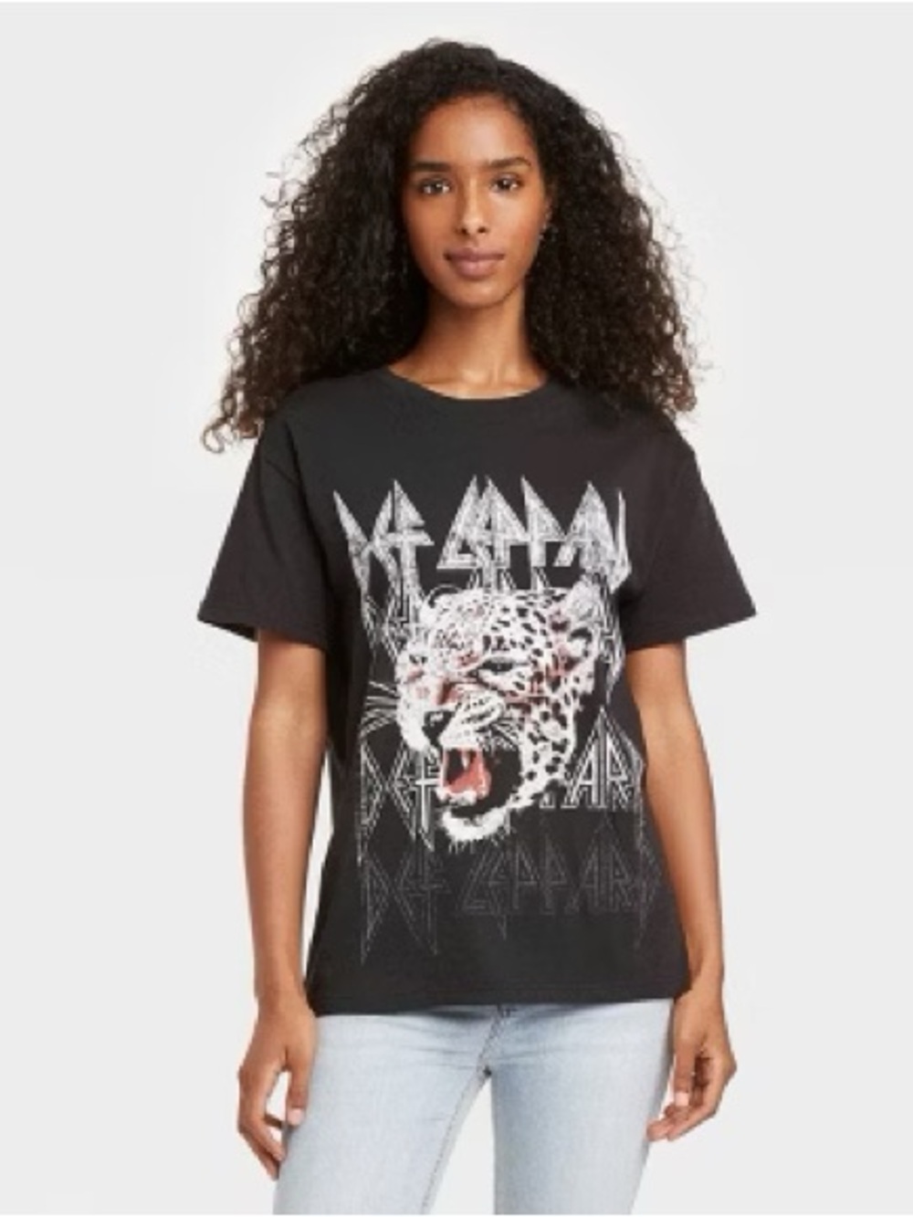 Women’s Black band tshirt